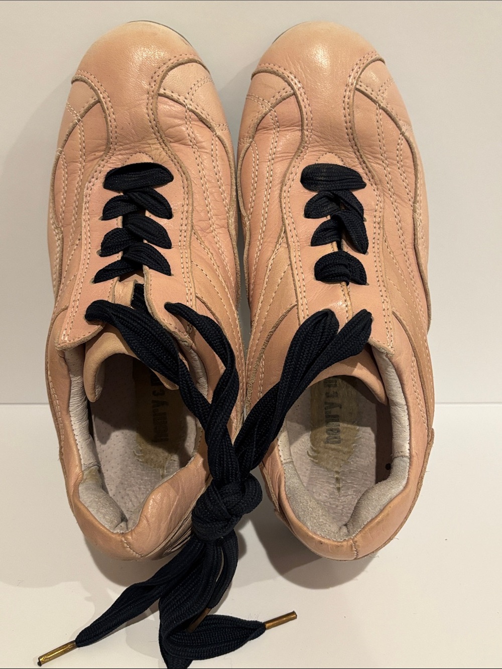 Henry & Magda Pink Leather Ladies Golf Shoes Size 6.5
